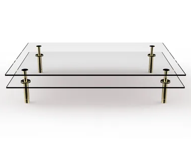 LEGS - Rectangular crystal coffee table _ GHIDINI1961