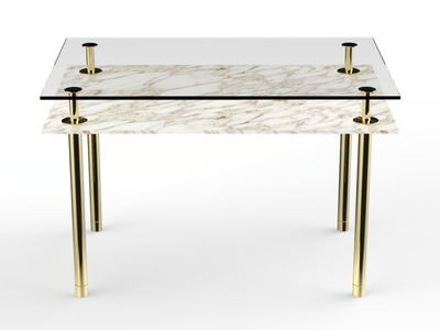 LEGS - Rectangular marble table _ GHIDINI1961