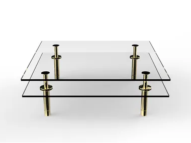 LEGS - Square crystal coffee table _ GHIDINI1961