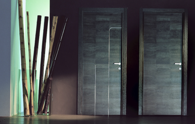 URBAN - Hinged wooden door _ Ghizzi & Benatti