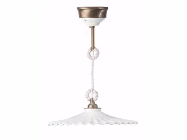 FUSION - VENTAGLIO - Porcelain pendant lamp _ GI Gambarelli