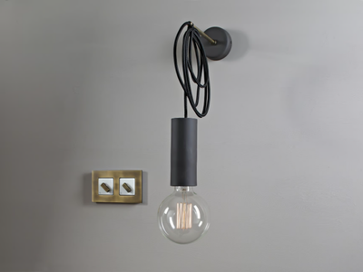 MY STICK'N'WIRE CILINDRO - Wall lamp _ GI Gambarelli