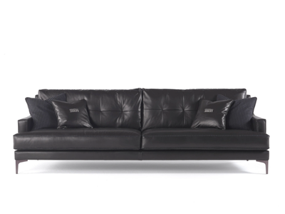 CLARK_2.0 - 3 seater tufted leather sofa _ Gianfranco Ferré Home