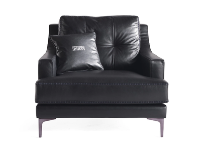 CLARK_2.0 - Leather armchair _ Gianfranco Ferré Home