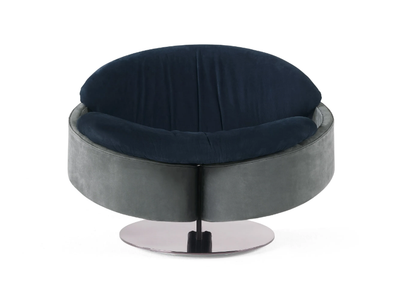 SHERLOCK_2.0 - Trestle-based leather armchair _ Gianfranco Ferré Home