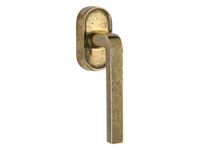 MILANO - Bronze window handle on rose _ GIARA ART DESIGN-BRONZE