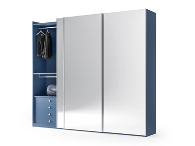 2511V - Built-in wooden wardrobe with sliding doors _ Giessegi