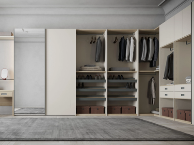 FOUR - Built-in corner wooden wardrobe with sliding doors _ Giessegi