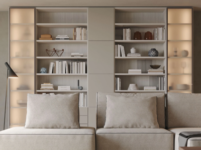 LV717 - Open bookcase _ Giessegi