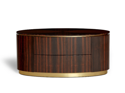 PERDIZ - Low wooden coffee table with storage space _ Ginger & Jagger