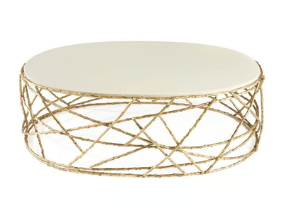 ROSEBUSH - Oval coffee table for living room _ Ginger & Jagger