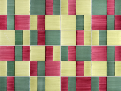 COMPOSIZIONE VERDE - Handmade ceramic wall tiles _ Giovanni De Maio