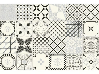 MACRAMÈ NERO - Handmade ceramic wall tiles _ Giovanni De Maio