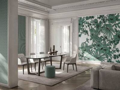 GIARDINO DEI CILIEGI IN FIORE - Wallpaper with floral pattern _ GLAMORA