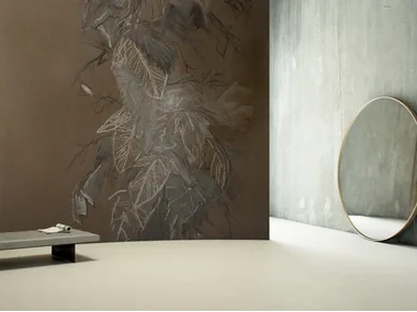 LA TERRE - Wallpaper with floral pattern _ GLAMORA