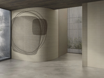 QUIET PLACE - Ecological linen wallpaper _ GLAMORA