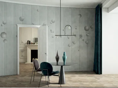 UNIVERSO - Striped wallpaper _ GLAMORA