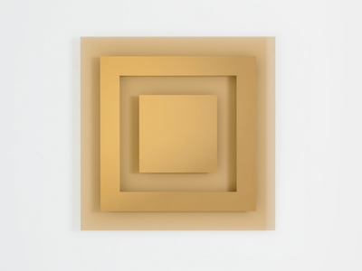 ANDROMEDA - Square wall-mounted mirror _ Glas Italia