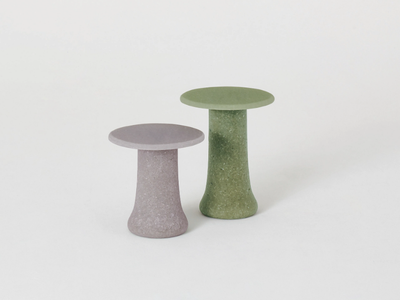 BABAR - Low recycled glass coffee table _ Glas Italia