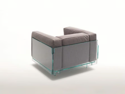 CRYSTAL LOUNGE - Crystal armchair _ Glas Italia