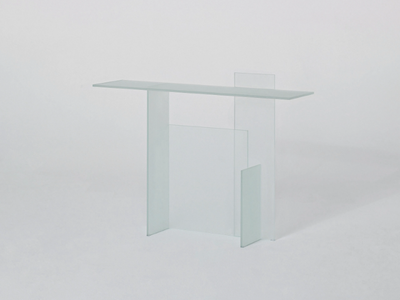KAZIMIR - Crystal console table _ Glas Italia