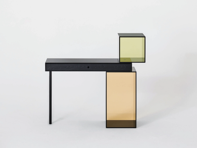 RATIO - Secretary desk with drawers _ Glas Italia
