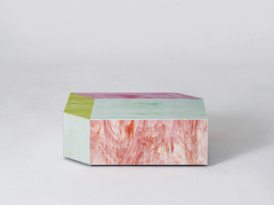REMIS - Low coffee table with storage space _ Glas Italia