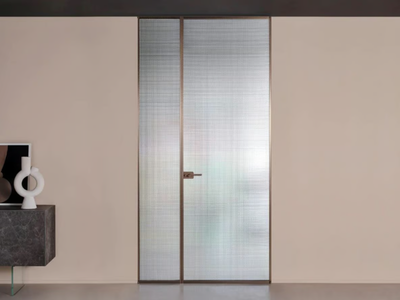 SHERAZADE DOUBLE SWING PLAIN - Hinged glass door _ Glas Italia