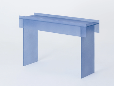 SIMOON - Rectangular crystal console table _ Glas Italia