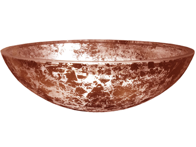 GALA - Countertop round glass washbasin _ Glass Design