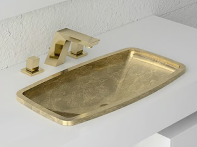 KOSTA 2 - Inset Vetro Freddo® washbasin _ Glass Design