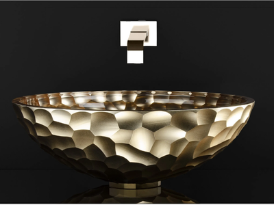 ORMA - Countertop round glass washbasin _ Glass Design