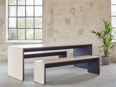CAMPUS - Backless wooden bench seating _ Glimakra of Sweden