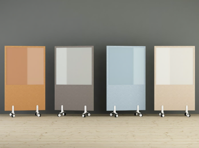 LIMBUS MOBILE WRITE BOARD - Modular magnetic office whiteboard _ Glimakra of Sweden