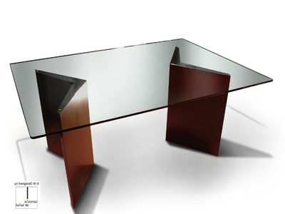 HUALAPAI - Glass dining table _ Gonzalo De Salas