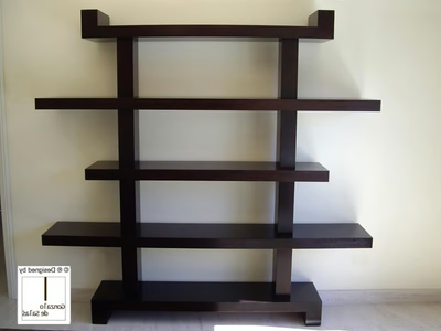 KATAKANA - Wall-mounted wooden bookcase _ Gonzalo De Salas