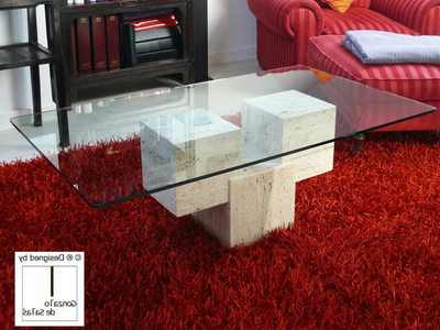 VENUS - Rectangular travertine coffee table _ Gonzalo De Salas