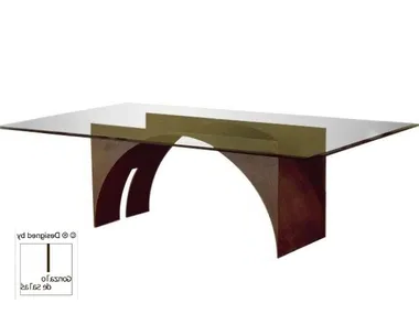 VIRIATO - Rectangular steel table _ Gonzalo De Salas