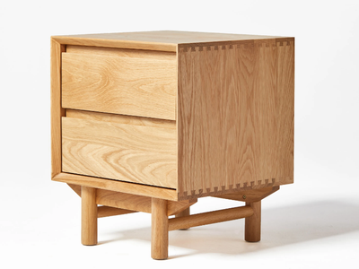 TORII - Wooden bedside table with drawers _ grado design