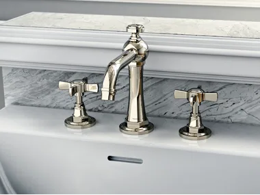 CAMDEN - 3 hole countertop washbasin tap _ GRAFF