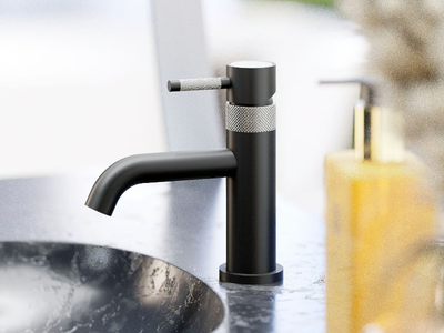CAMEO - Chromed brass washbasin mixer _ GRAFF