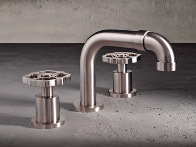 VINTAGE - 3 hole countertop washbasin tap _ GRAFF