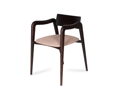 ANJOS - Solid wood chair with armrests _ Greenapple