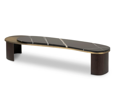 ARMONA - Low Sahara Noir marble coffee table _ Greenapple