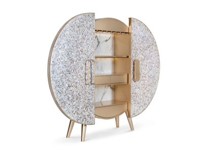 BONGÓ - Bar cabinet with integrated lighting _ Greenapple