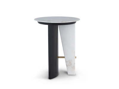 FOICE - Calacatta marble high side table _ Greenapple