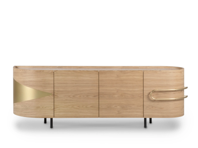 OLIVAL - Oak sideboard with doors _ Greenapple