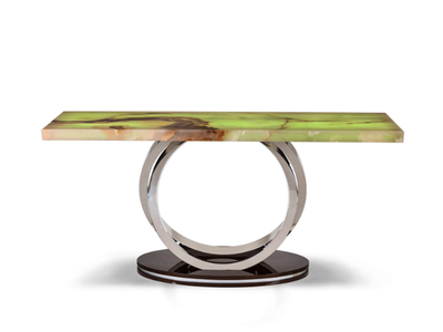 TURIM - Rectangular with light onyx console table _ Greenapple