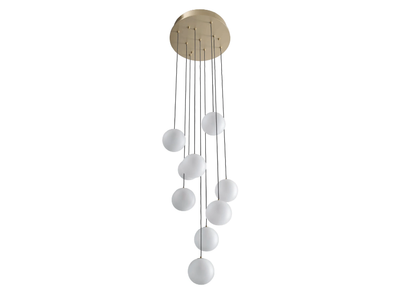 MOON - Alabaster chandelier _ Grilli