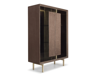 QUADRO - Display cabinet with integrated lighting _ Grilli